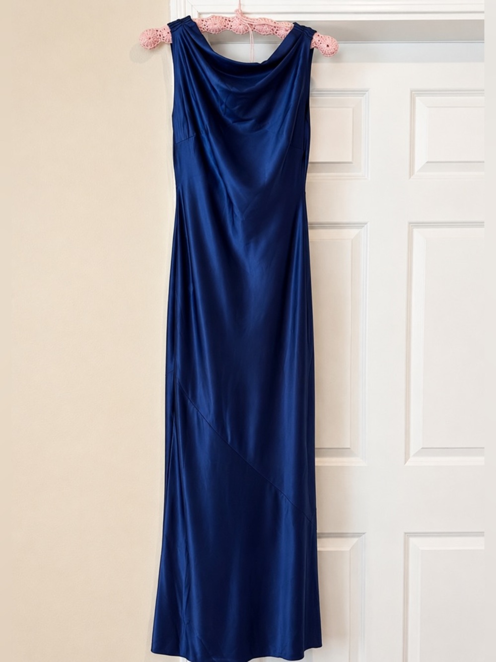 Elegant Blue Maxi Dress (C/57)